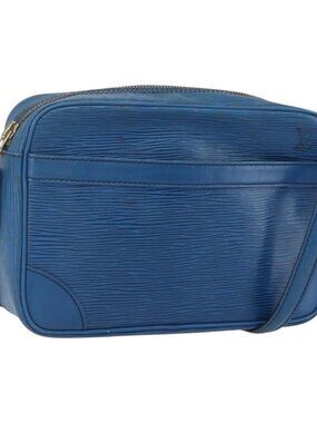 Authentic LOUIS VUITTON Epi Trocadero 23 Shoulder Bag Blue M52305 LV